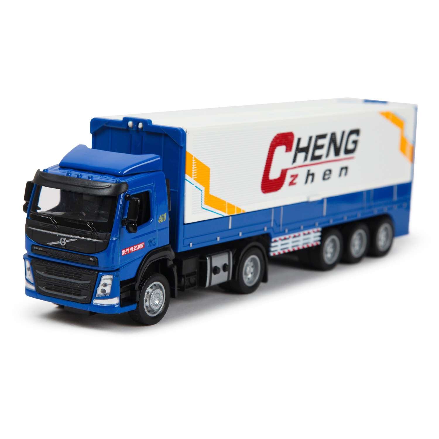 Машина MSZ 1:50 Volvo Container Truck Голубая 68386 68386 - фото 1