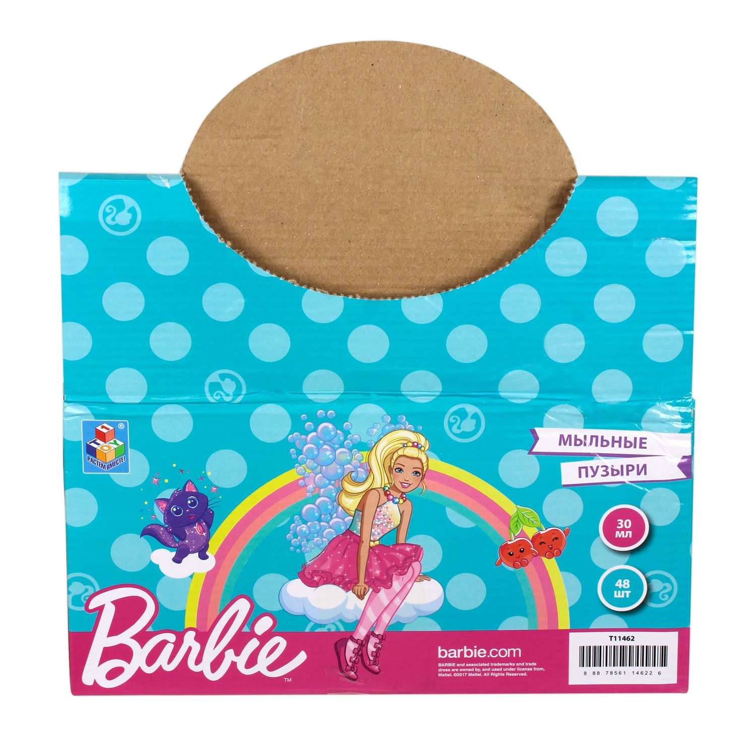 Мыльные пузыри 1TOY Barbie в колбе 30мл Т11462 - фото 7