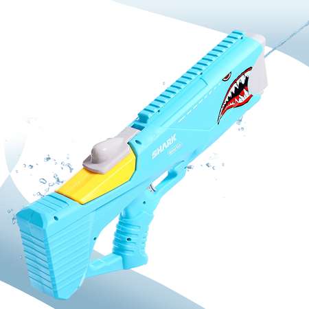 Водный бластер Sima-Land «Акула» работает от аккумулятора цвет синий