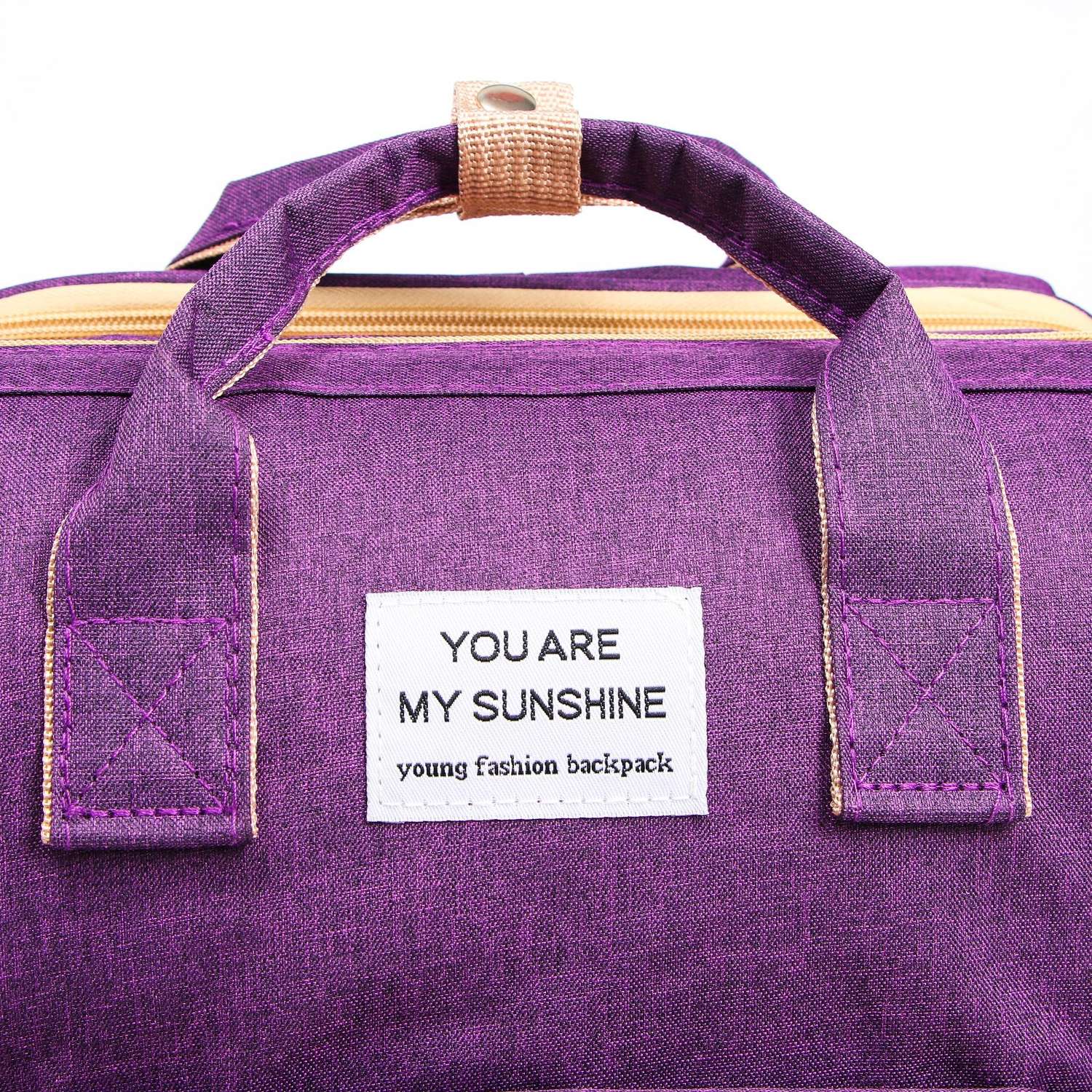 Сумка-рюкзак Sima-Land с пеленальным ковриком цвет фиолетовый - фото 10