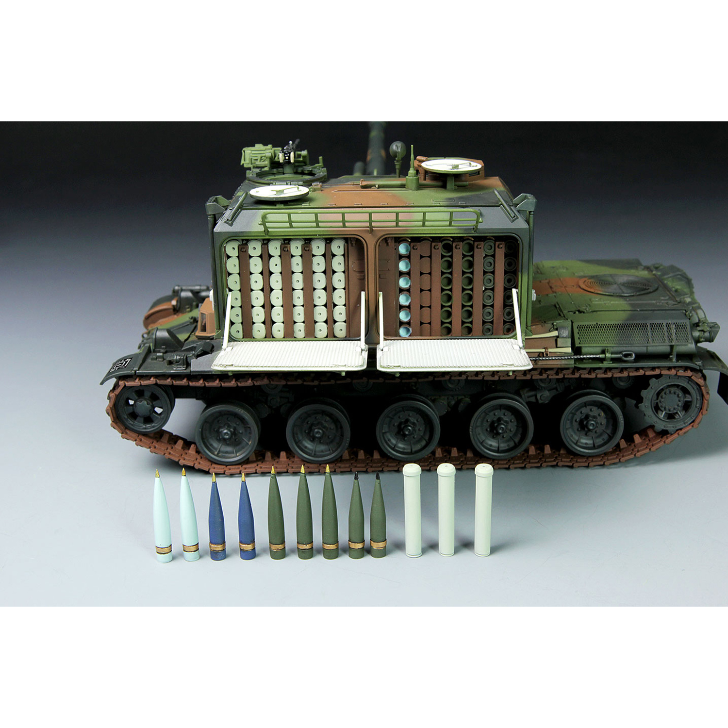 Сборная модель MENG TS-004 самоходная гаубица AUF1 155mm 1/35 18467494682 - фото 8