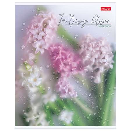 Тетрадь Hatber Fantasy flower А5 Клетка 40л 75040