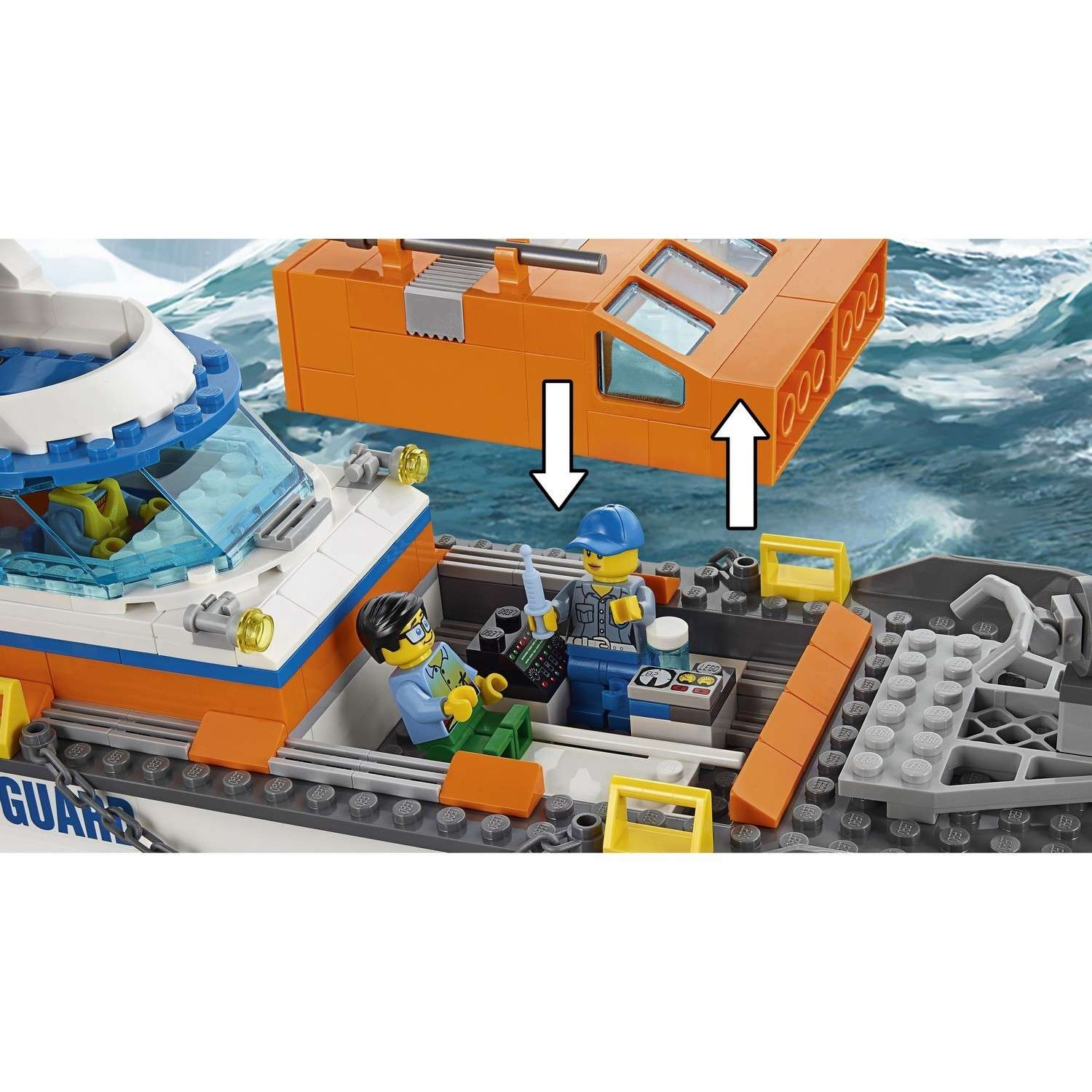 Конструктор LEGO City Coast Guard Штаб береговой охраны (60167) - фото 7