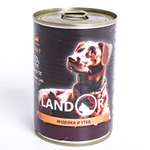 Корм для собак Landor индейка с уткой 0.4кг