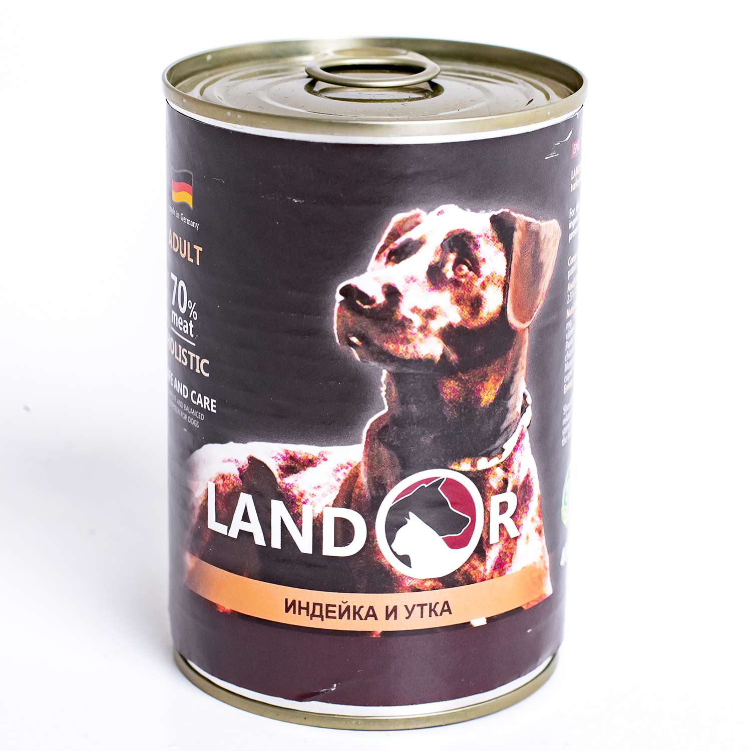 Корм для собак Landor индейка с уткой 0.4кг - фото 1