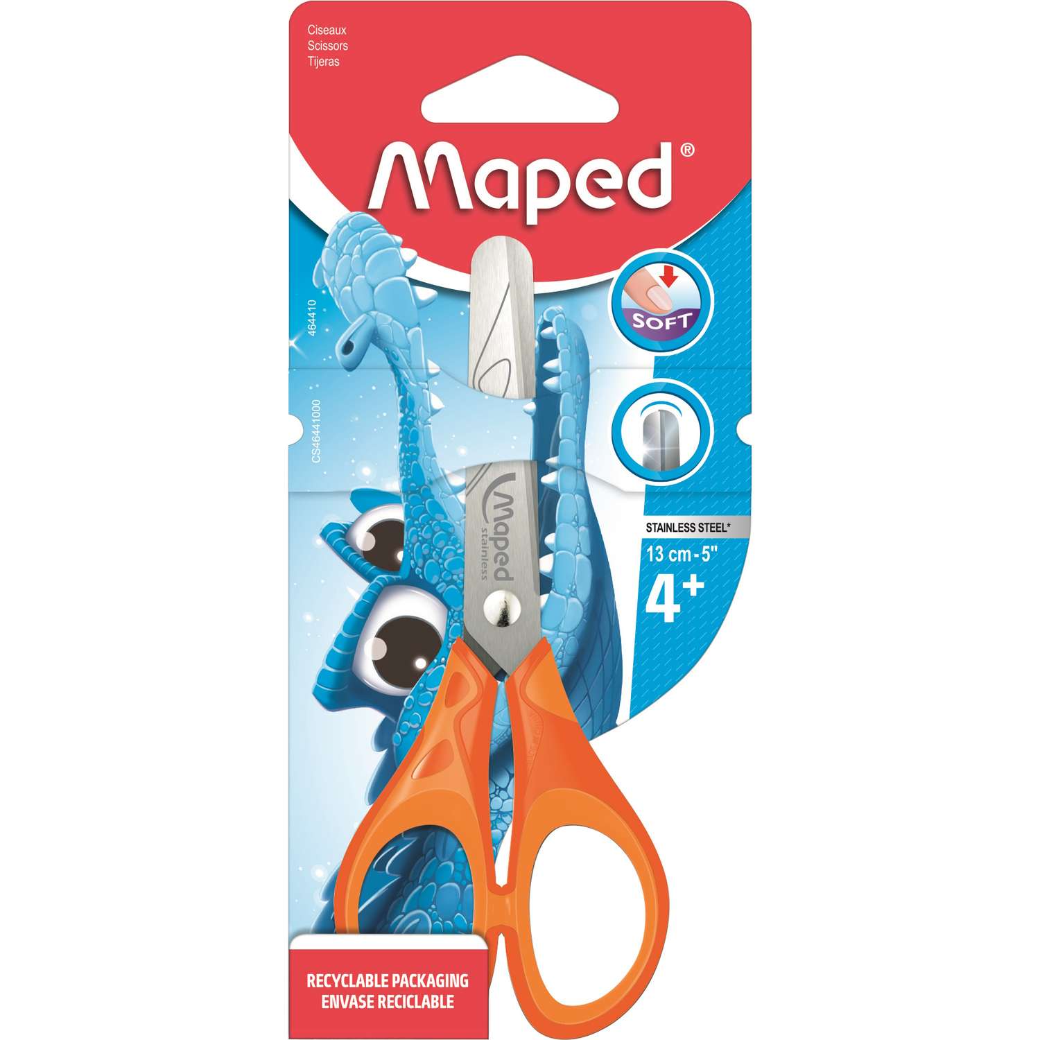 Ножницы Maped Essentials soft 13см в ассортименте 464410 - фото 5