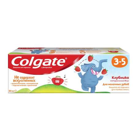 Зубная паста Colgate Клубника 60мл 3-5лет