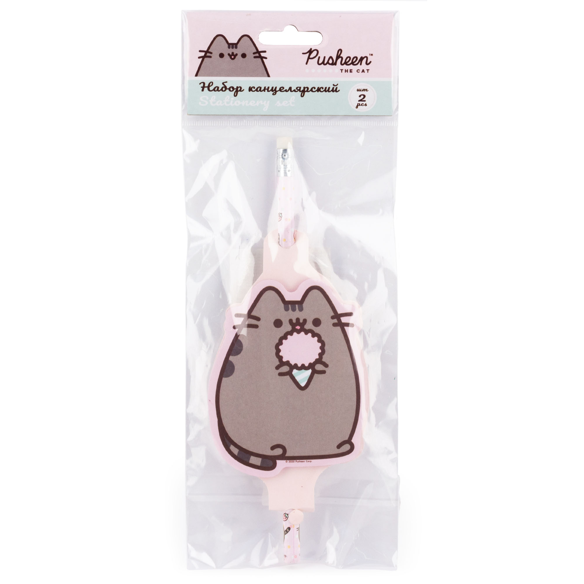 Набор канцелярский Pusheen карандаш простой блокнот 30л PUHS-UA1-PMP-H2 - фото 2