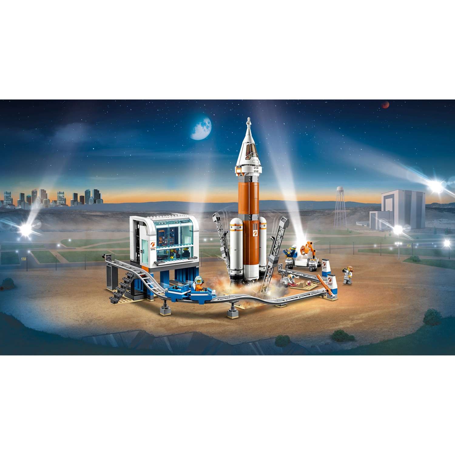 Конструктор LEGO City Space Port Ракета для запуска в далекий космос и пульт управления запуском 60228 - фото 5