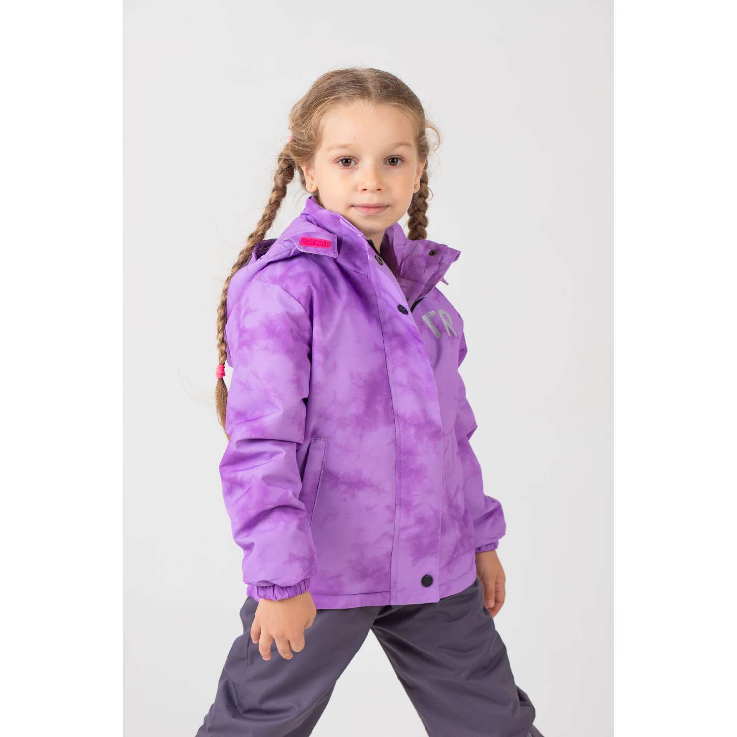 Куртка и полукомбинезон RuStyle Комплект туман фиолет - фото 15