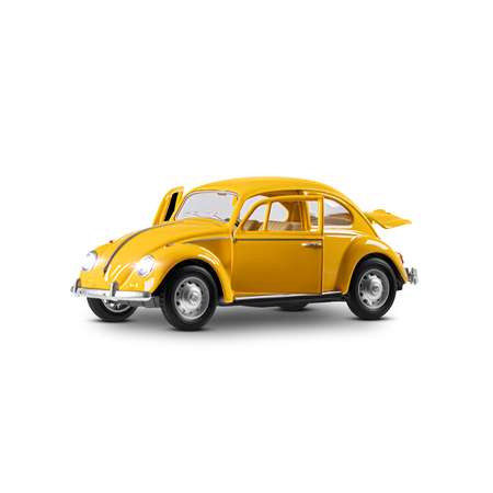 Автомобиль АВТОпанорама Volkswagen Classical Beetle 1967 1:28 желтый