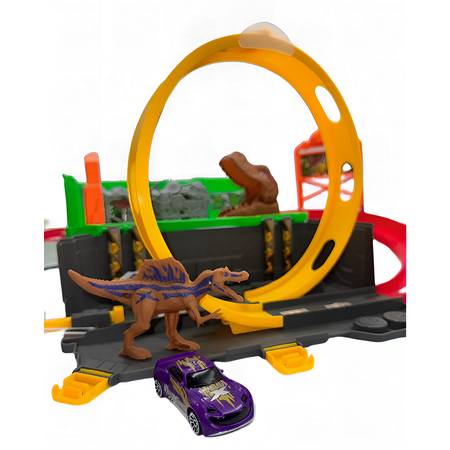 Игровой набор Hot Wheels авто трек динозавр