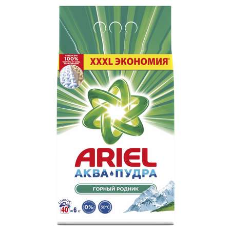 Стиральный порошок Ariel автомат Горный Родник 6 кг