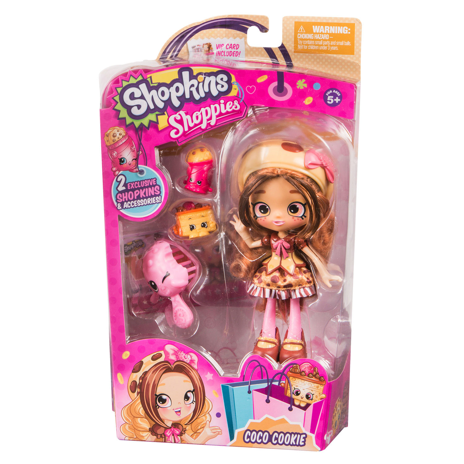 Кукла Shopkins Shoppies Печенька Коко 56707 купить по цене 929 ₽ в  интернет-магазине Детский мир