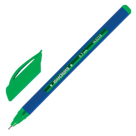 Ручка шариковая Юнландия масляная трехгранная комплект 12шт синяя