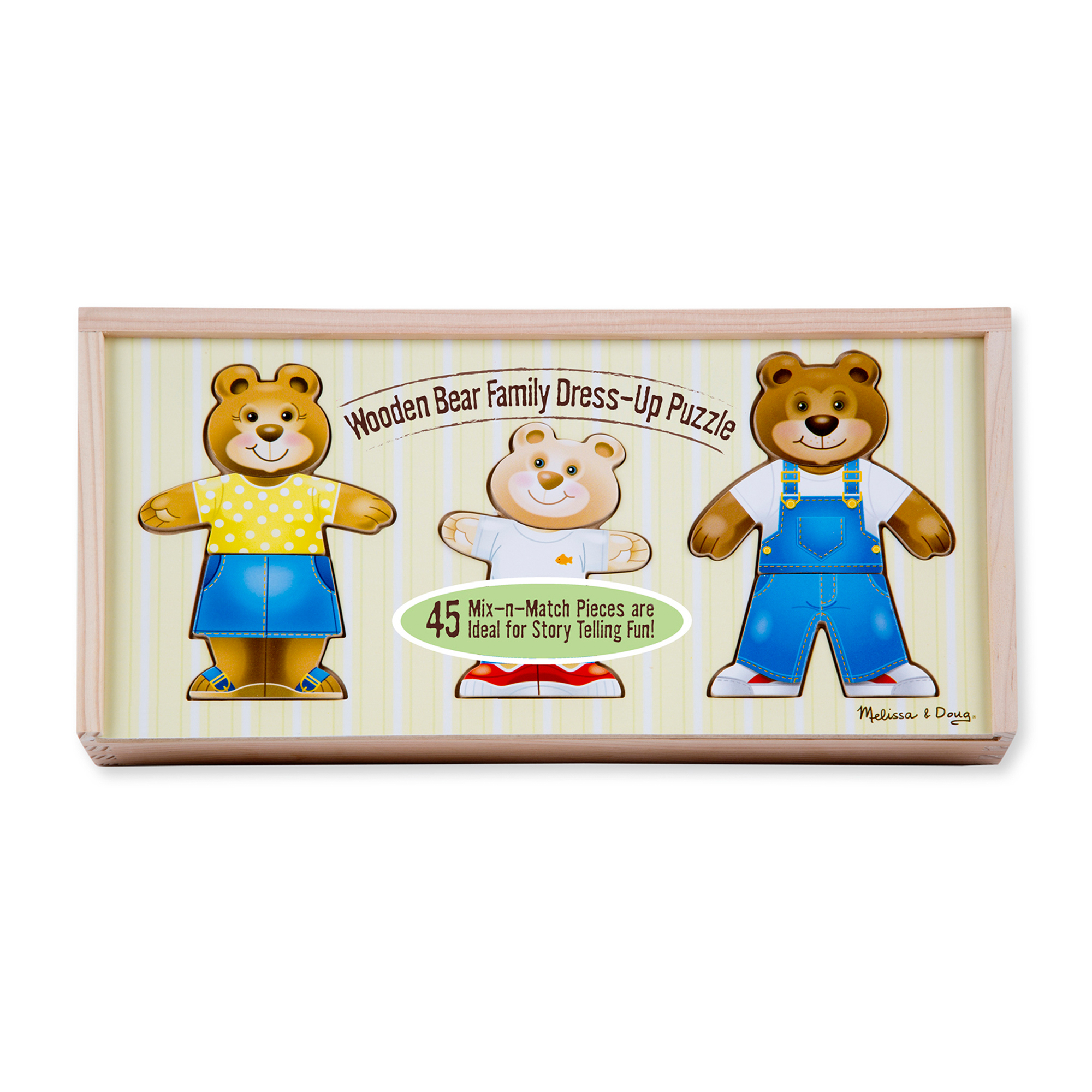 Игровой набор Melissa and Doug Переодень семью мишек купить по цене 2200 ₽  в интернет-магазине Детский мир