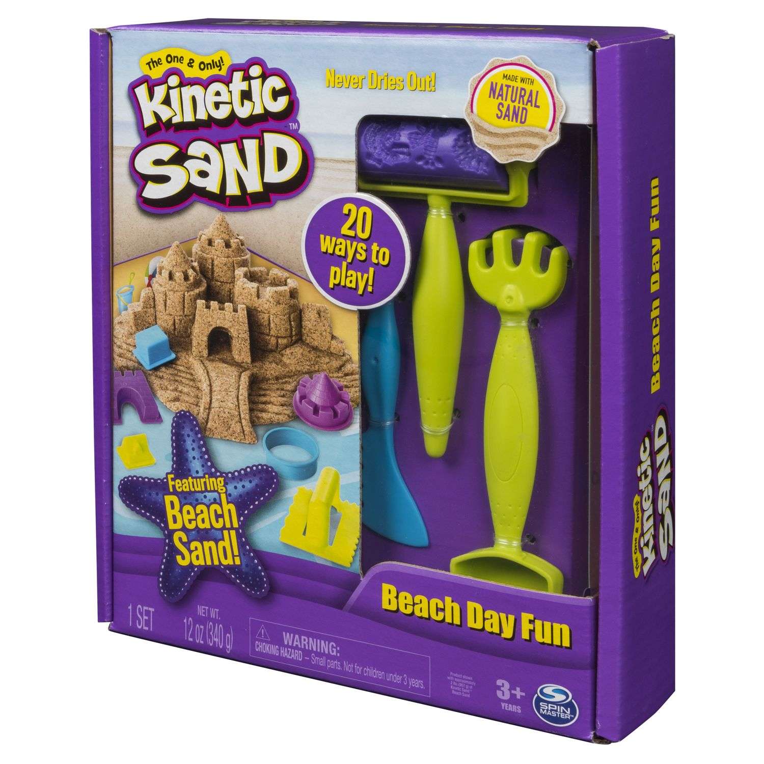 Песок кинетический Kinetic Sand Веселая пляжная игра 6037424 - фото 3
