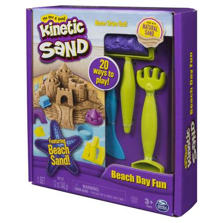 Песок кинетический Kinetic Sand Веселая пляжная игра 6037424