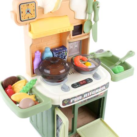 Детская кухня Veld Co Свет звуки вода плита кухонная посуда игрушечные продукты