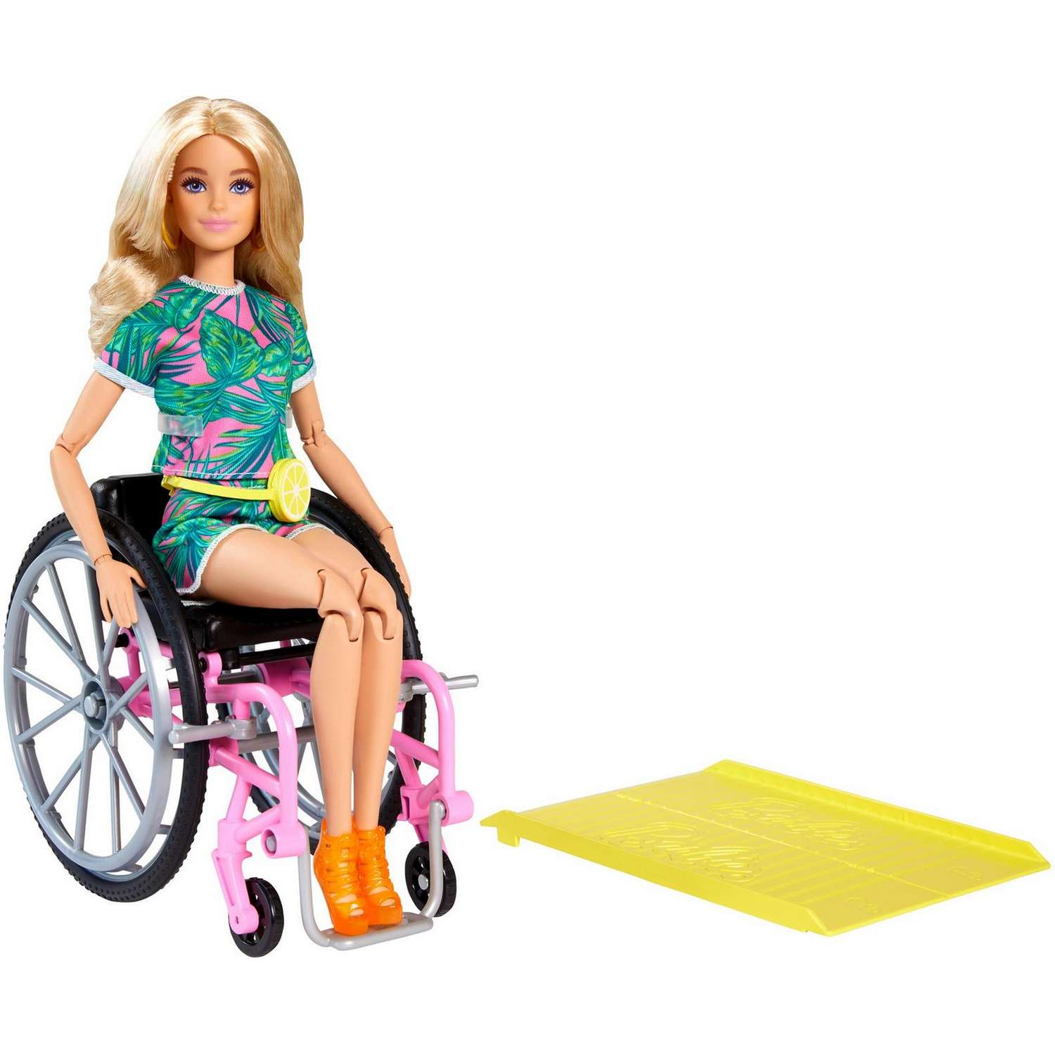 Кукла Barbie Игра с модой в инвалидном кресле GRB93 GRB93 - фото 1