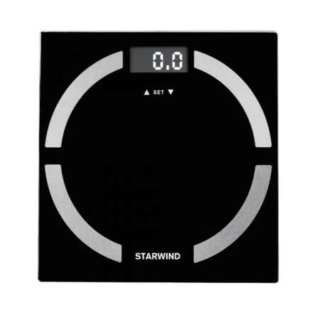 Весы напольные электронные StarWind SSP6051 максимальный вес 180 кг черный