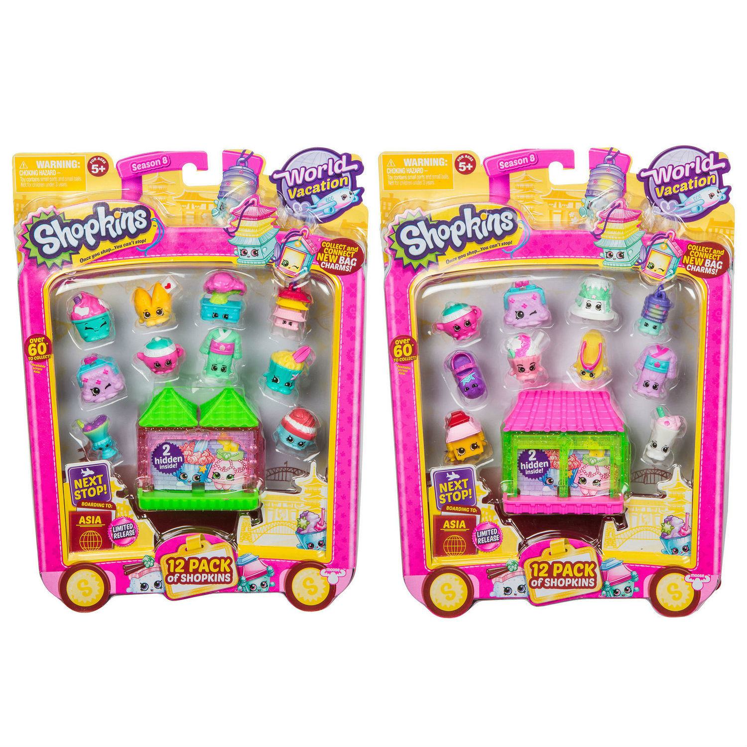 Набор фигурок Shopkins 12шт Азия в непрозрачной упаковке (Сюрприз) - фото 1