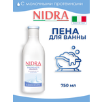 Пена-молочко для ванны Nidra с молочными протеинами увлажняющая 750мл