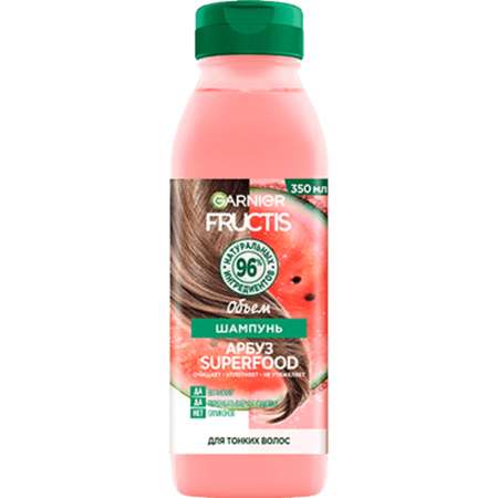 Шампунь GARNIER Fructis SUPERFOOD арбуз 350 мл