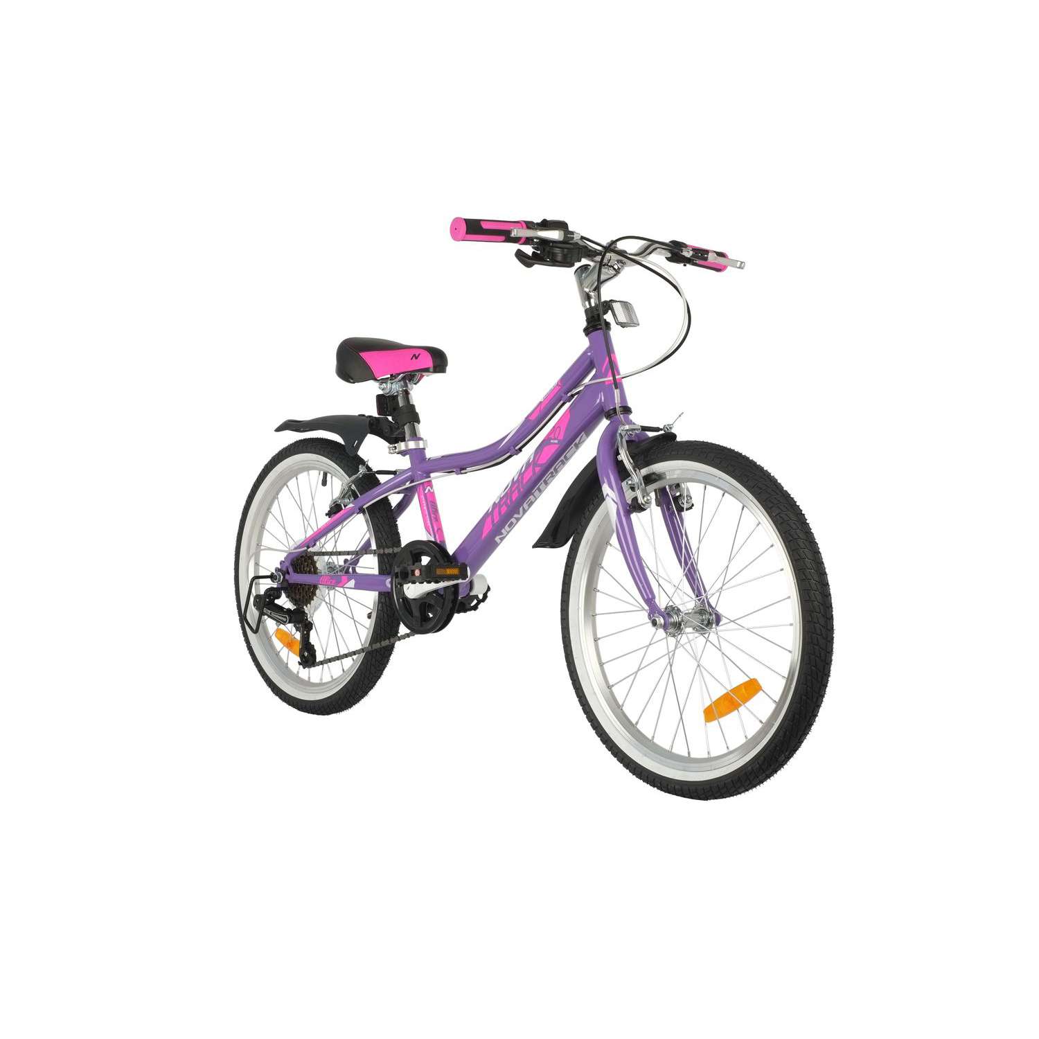 Велосипед NOVATRACK ALICE 6.V 20 фиолетовый - фото 2