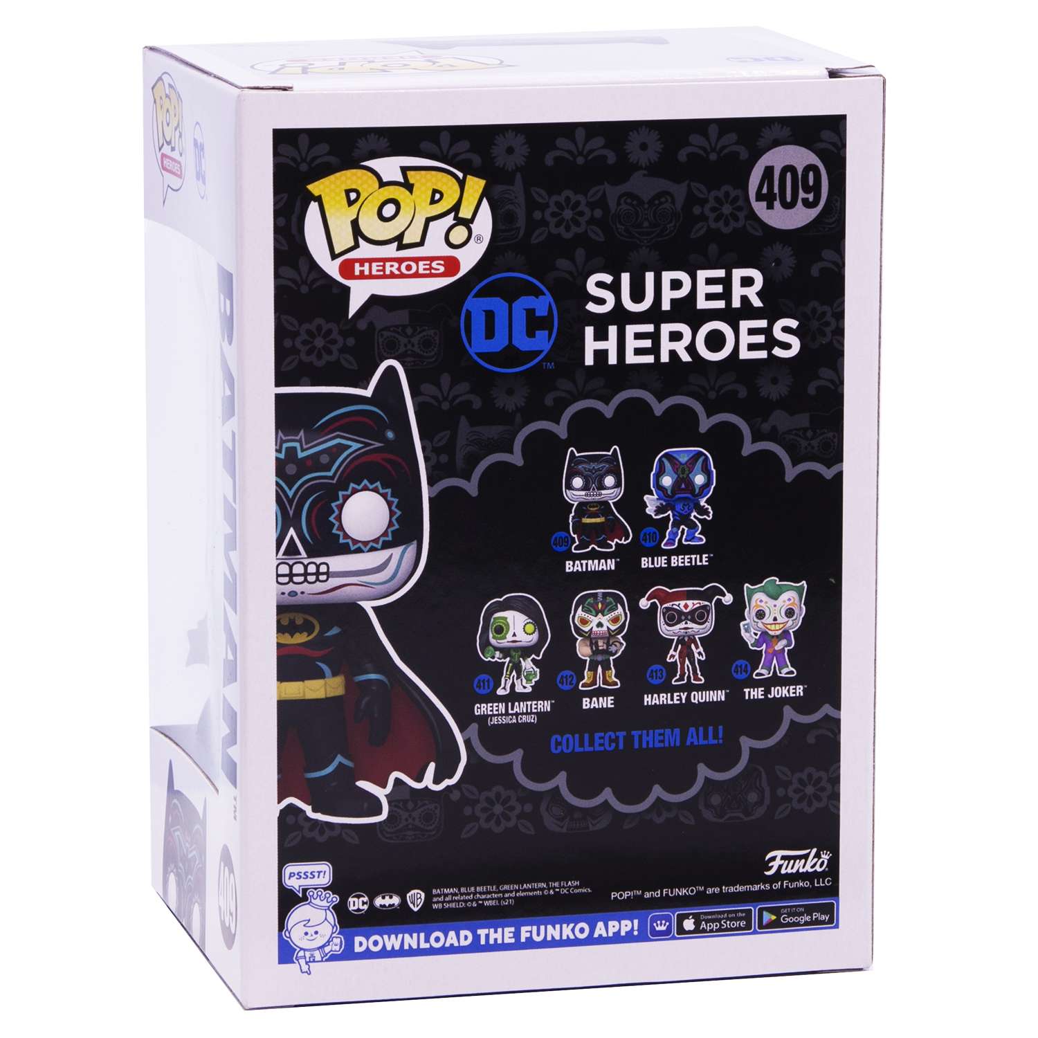 Фигурка Funko Heroes DC Dia De Los Batman GW Exc - фото 6