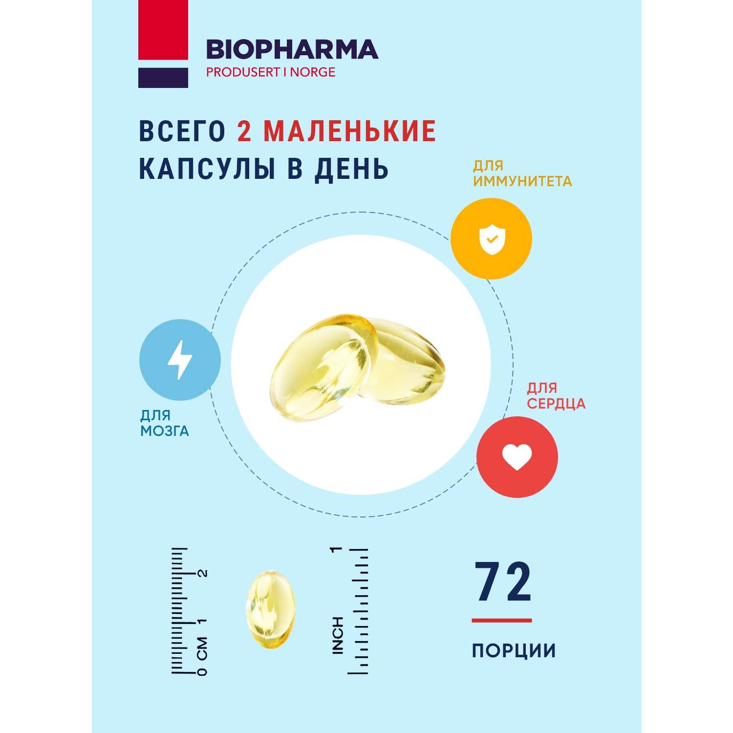 Омега 3 Biopharma Тройная Омега 3 капсулы 120 штукTrippel Omega 3 - фото 3