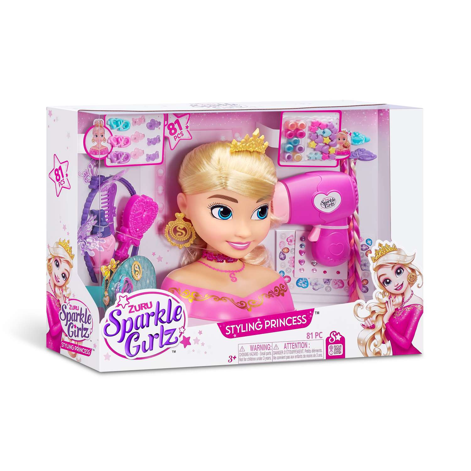 Набор игровой Sparkle Girlz Кукла с волосами Блондинка 100525 - фото 8