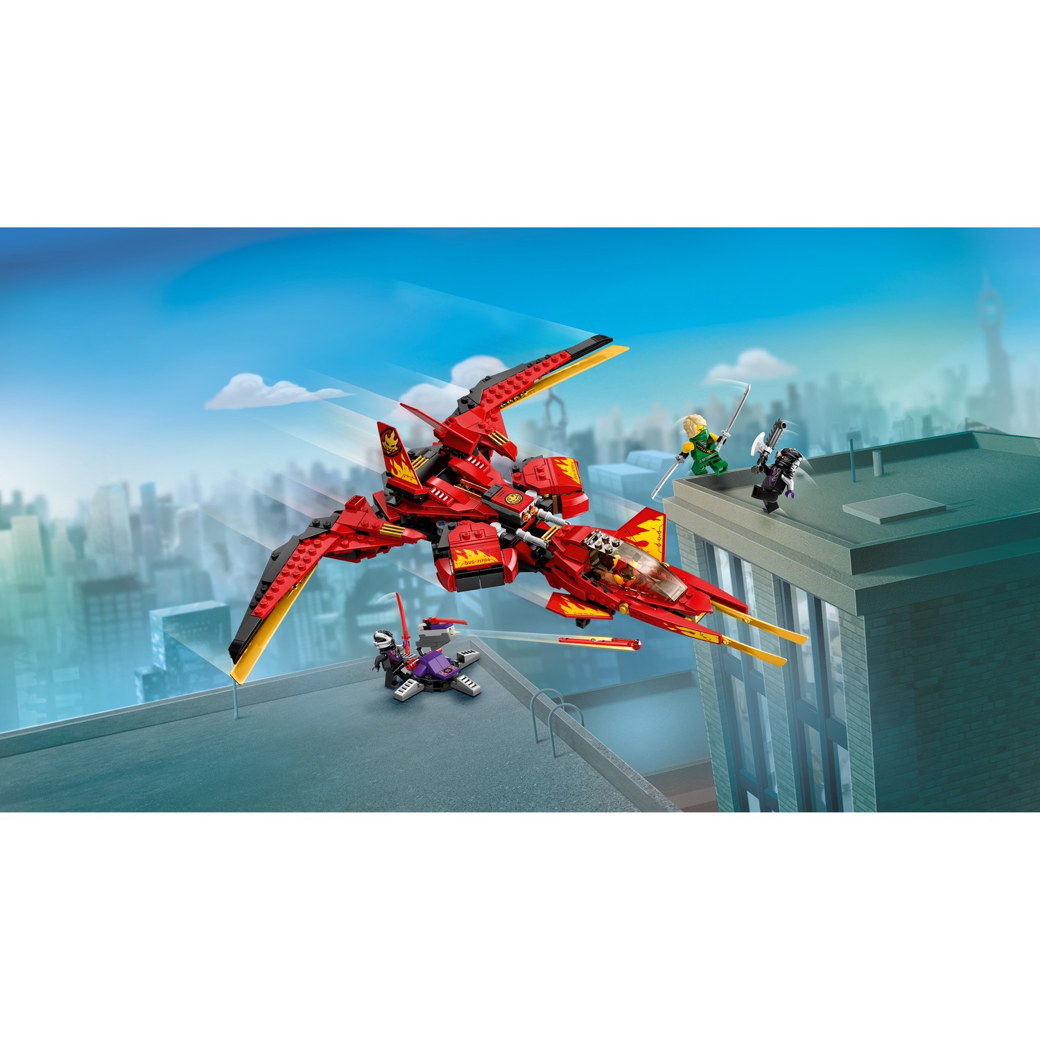 Конструктор LEGO Ninjago Истребитель Кая 71704 - фото 10