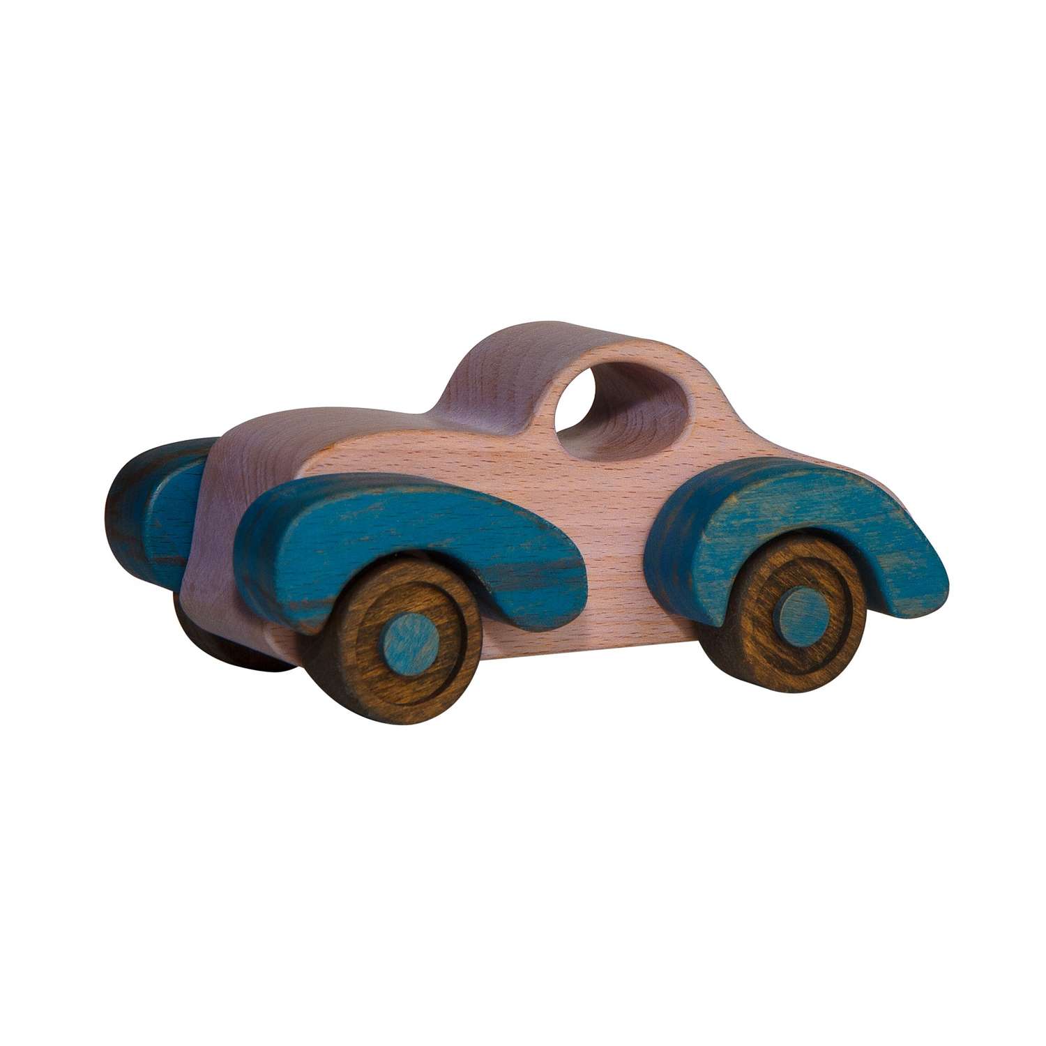 Машинка деревянная ToyMo Родстер Т21-РЕТ-01РО - фото 3