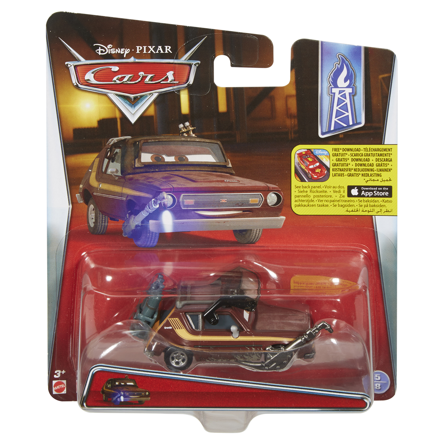 Литые машинки Mattel Dmb03 Тачки 2 Towga Gremlin купить по цене 19 ₽ в  интернет-магазине Детский мир