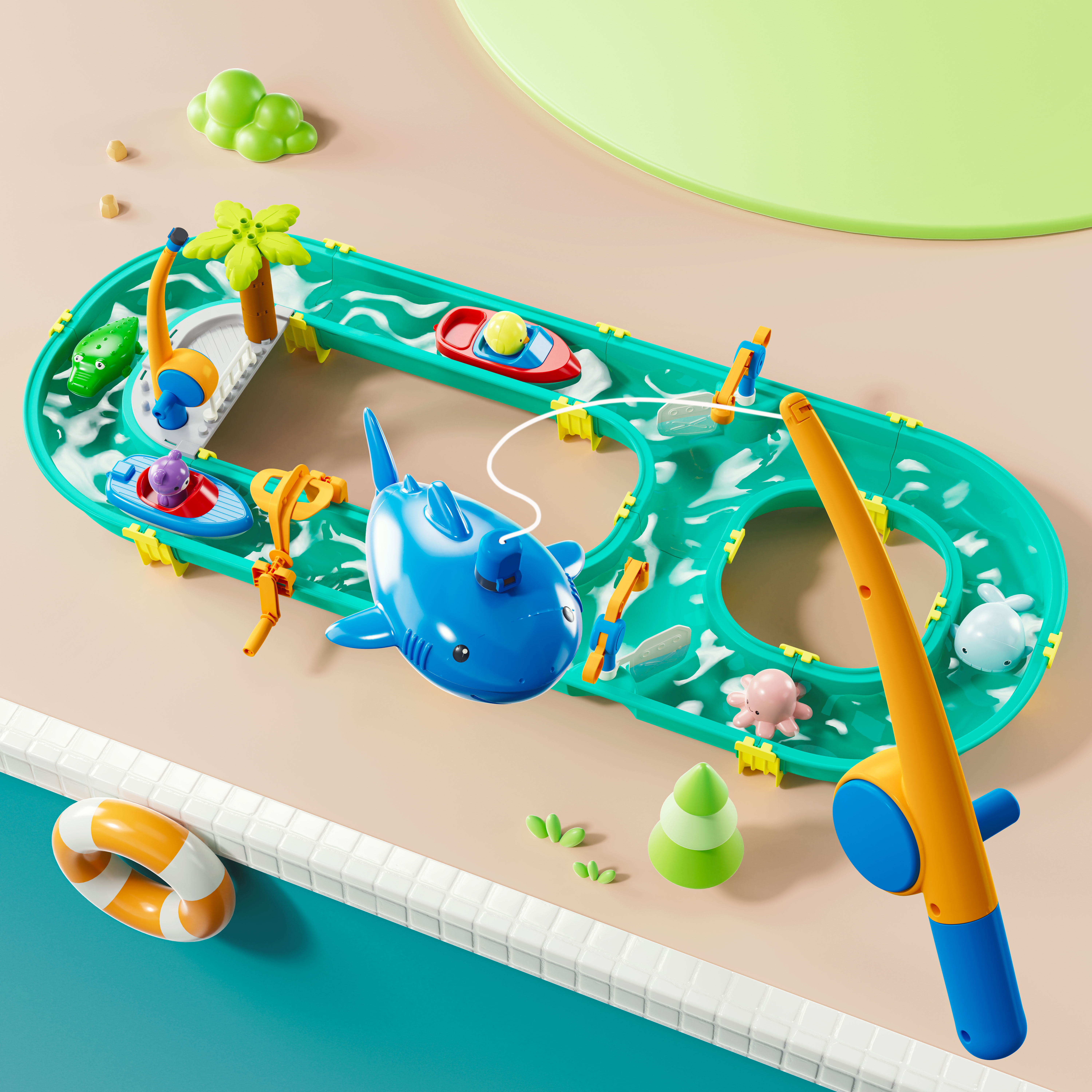 Игровой комплекс для воды UNI-FUN 36 предметов - фото 4