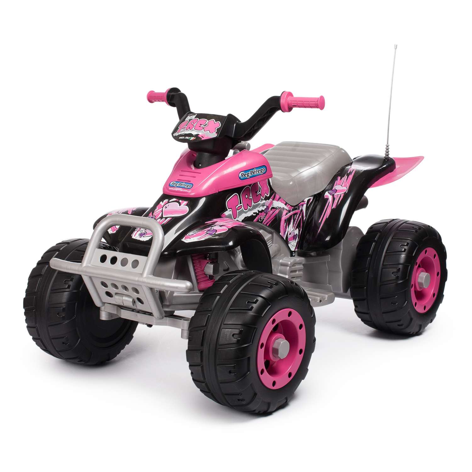 Электроквадроцикл Peg-Perego Corral T-Rex Розовый IGOR0073 - фото 1