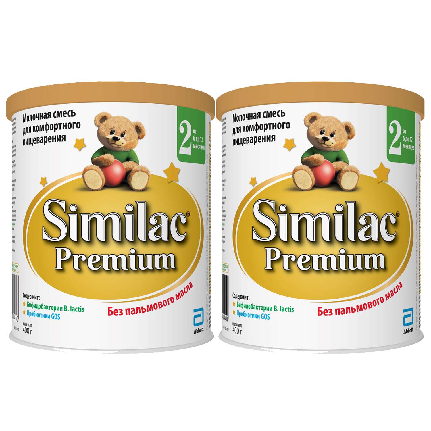 Промо-набор Similac Смесь молочная Симилак Премиум 2 400 г с 6 месяцев - фото 1