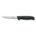 Нож кухонный Victorinox Fibrox 5.6203.12 стальной обвалочный лезвие 120 мм прямая заточка черный