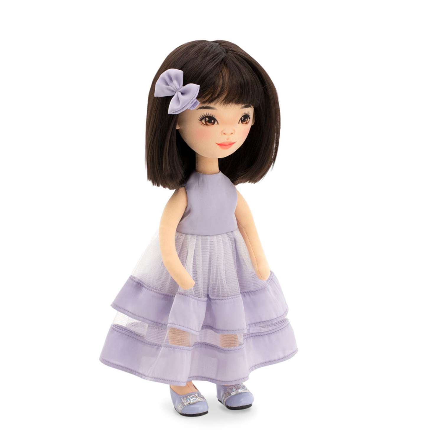 Кукла Orange Toys Sweet Sisters Lilu в фиолетовом платье 32 см Серия Вечерний шик SS04-04 - фото 4
