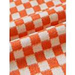 Одеяло байковое детское Суконная фабрика г. Шуя 100х140 рисунок клетка оранжевый