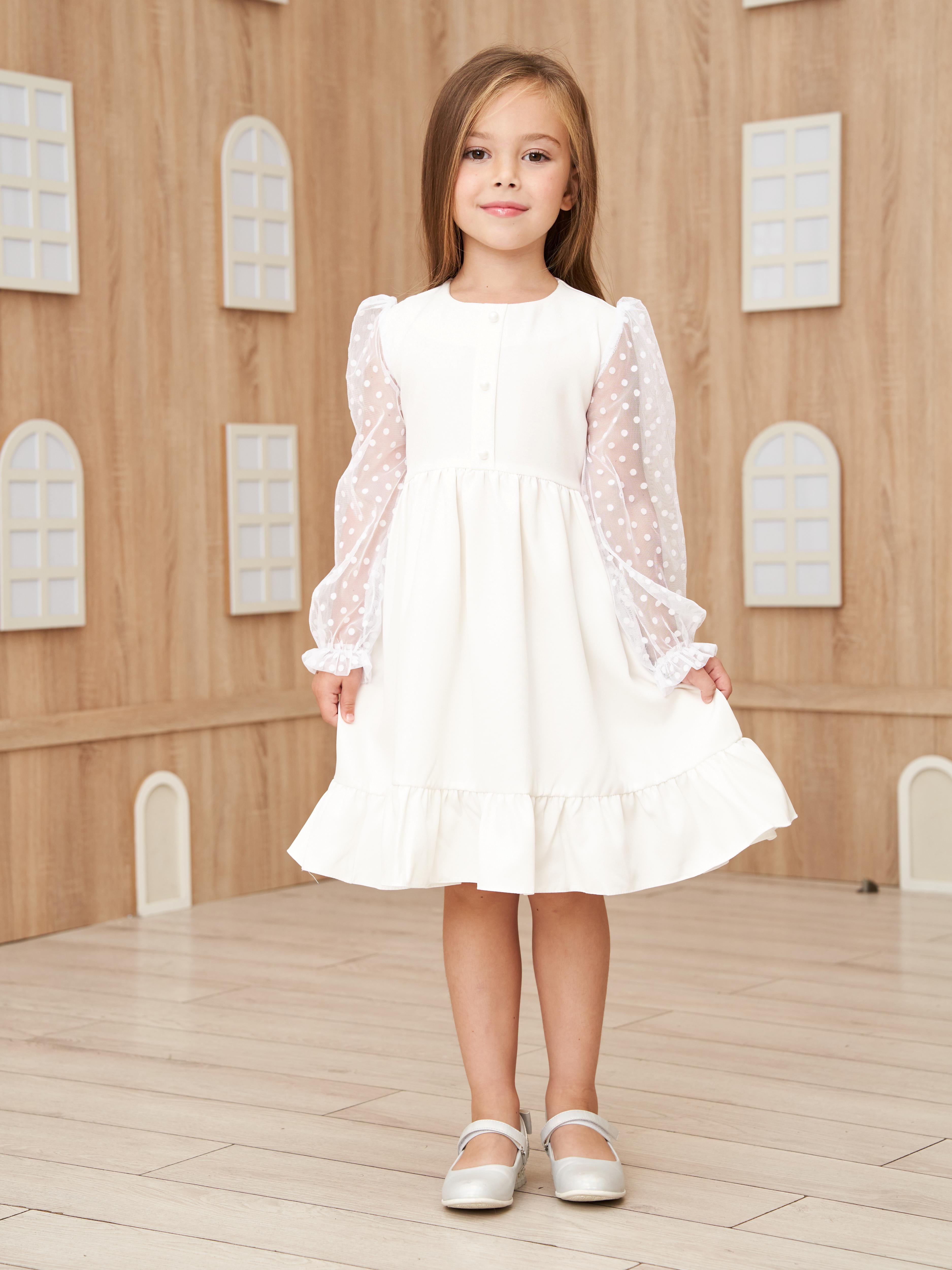 Платье Sofisha kids Plat.barbie-white - фото 3