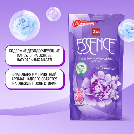 Кондиционер для белья LION Essence Blossom парфюмированный с ароматом весеннего луга 600 мл