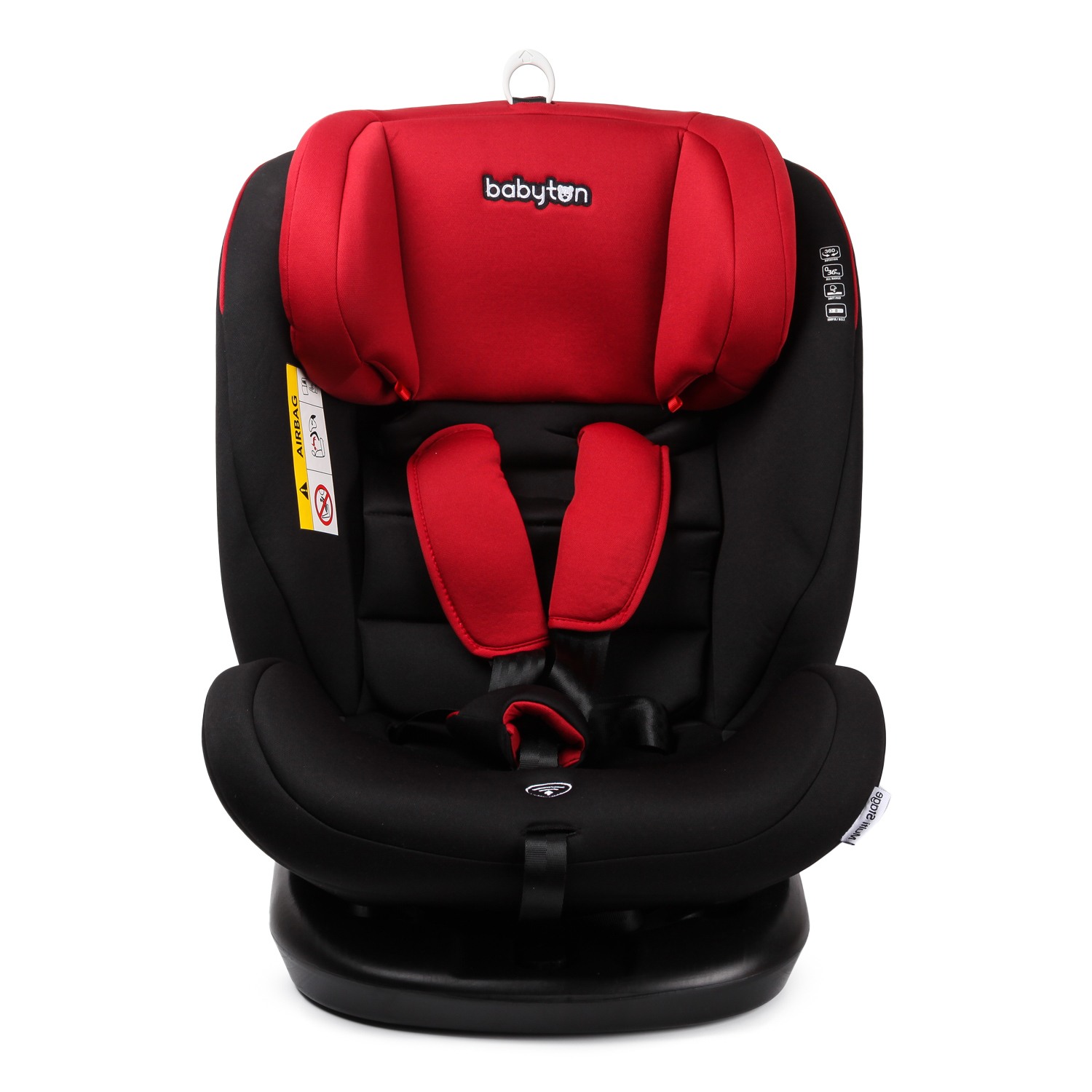 Автокресло Babyton Multi-Stage 0+/1/2/3 Isofix Red - фото 2