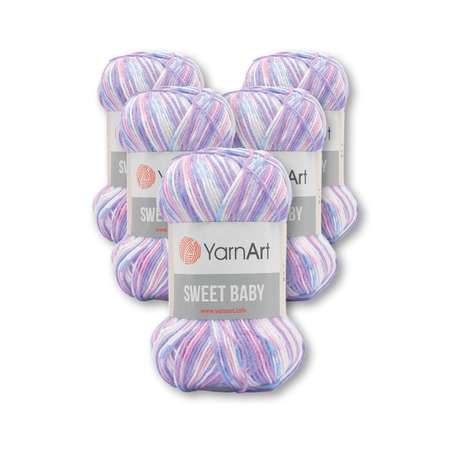 Пряжа для вязания YarnArt Sweet Baby 100 гр 300 м акрил тонкая детская 5 мотков цвет 904