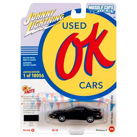 Автомобиль Johnny Lightning 1:64 черный