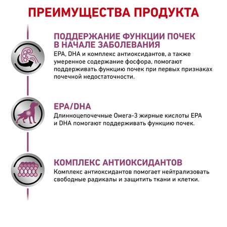 Корм для собак ROYAL CANIN Early Renal Canin при ранней стадии почечной недостаточности соус 100г