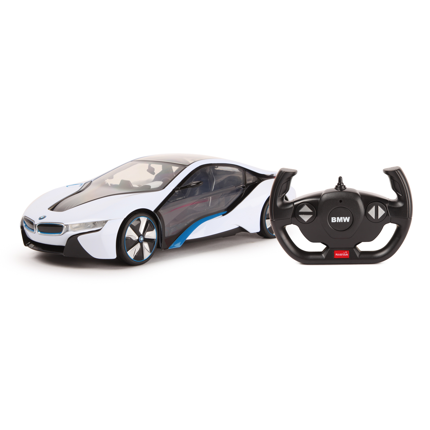 Машина Rastar РУ 1:14 BMW i8 Белая 49600-11 купить по цене 1599 ₽ в  интернет-магазине Детский мир