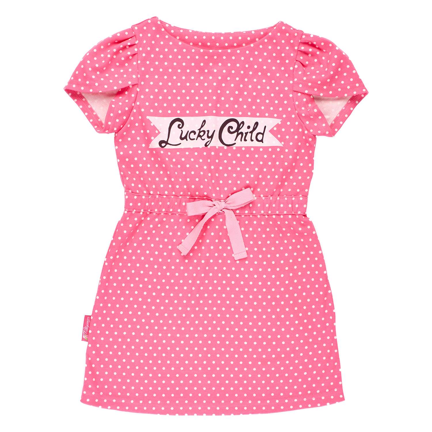 Платье Lucky Child 30-262/0-2/горох - фото 1