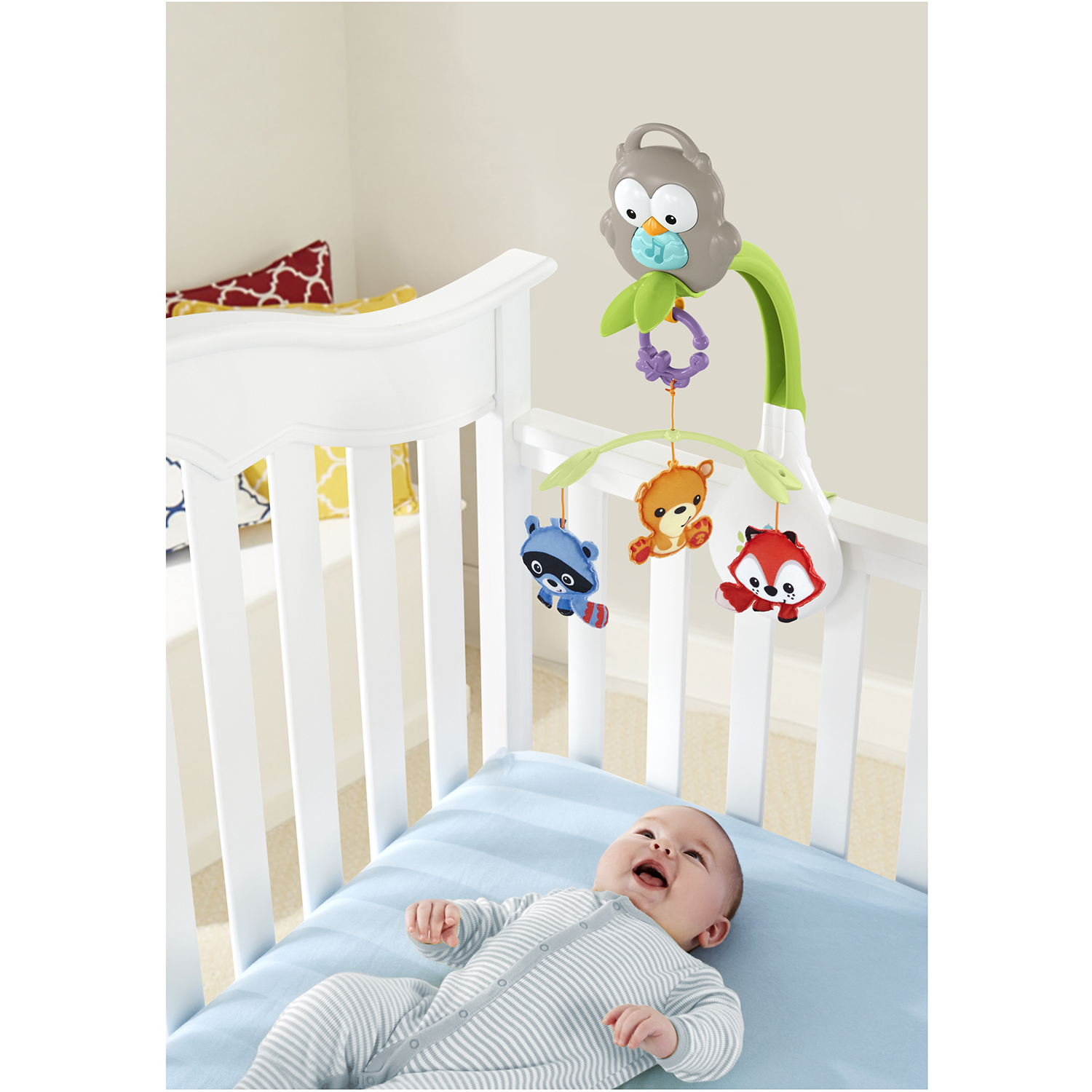 Мобиль Fisher Price Лесные друзья 3в1 музыкальный CDM84 - фото 11